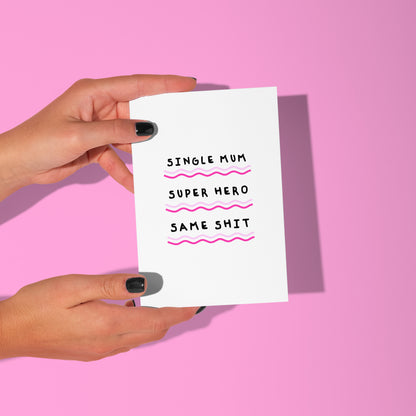 Single Mum card