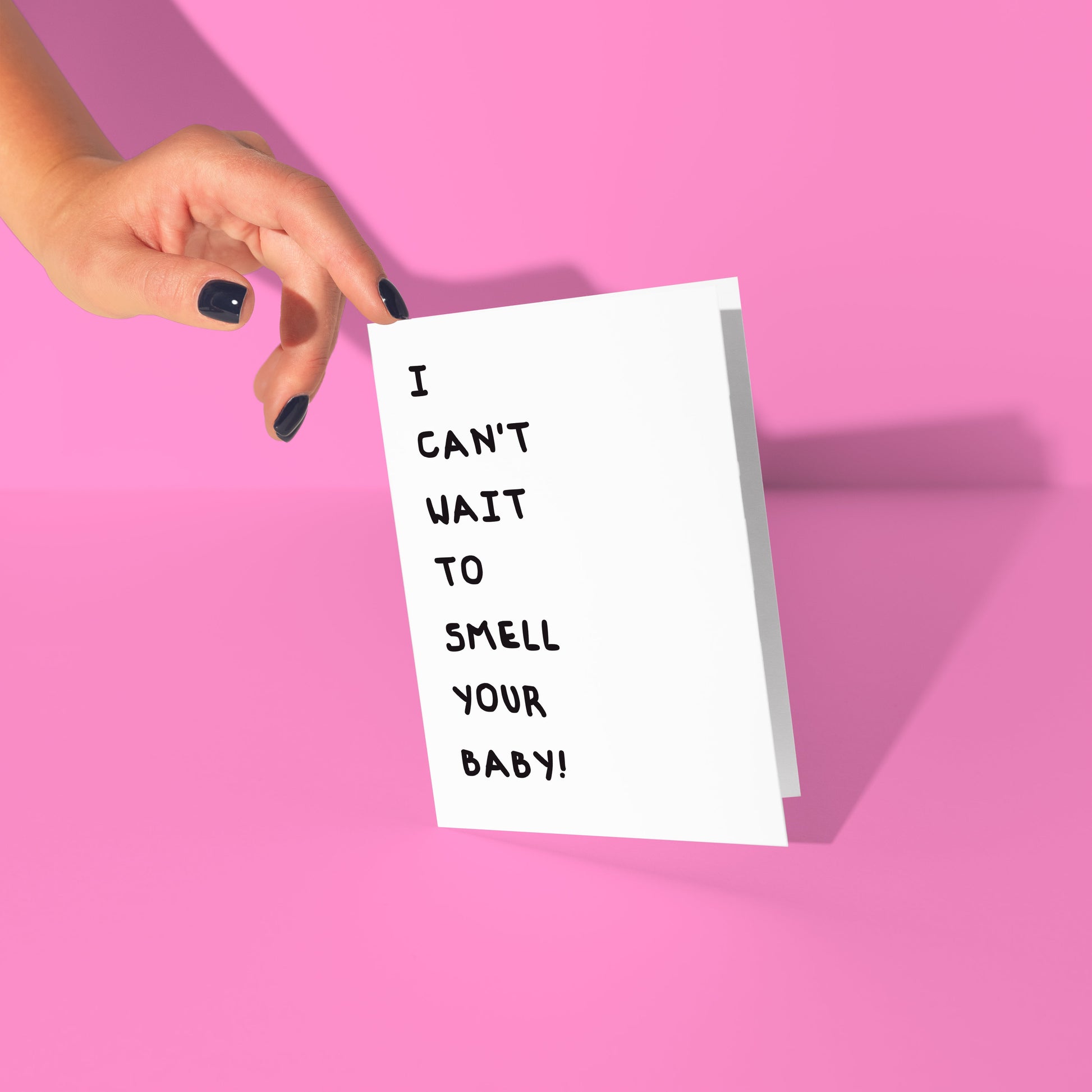funny baby shower card
