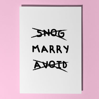 hilarious engagement and wedding day cards
