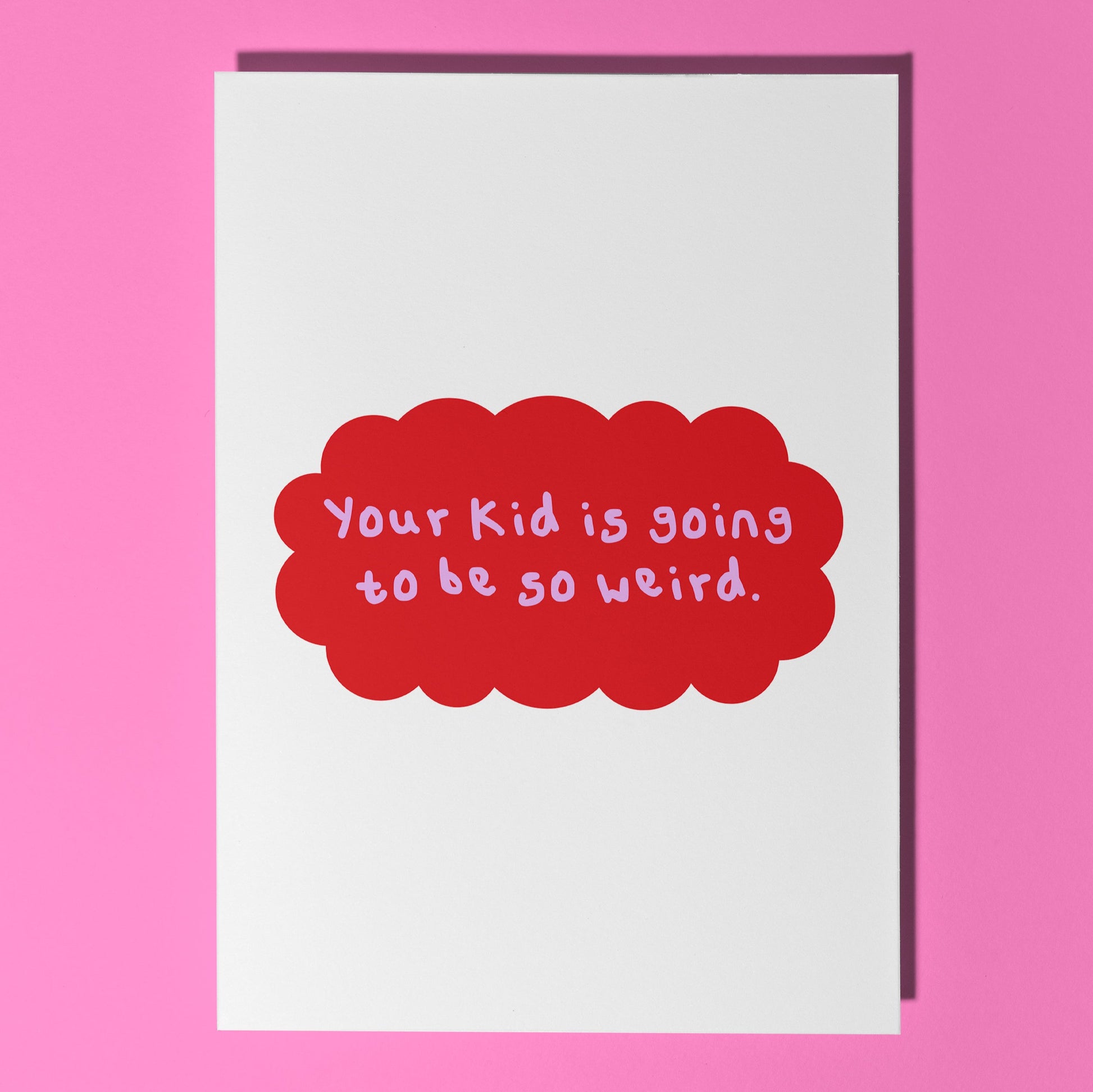 funny baby shower card