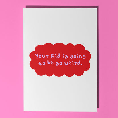 funny baby shower card