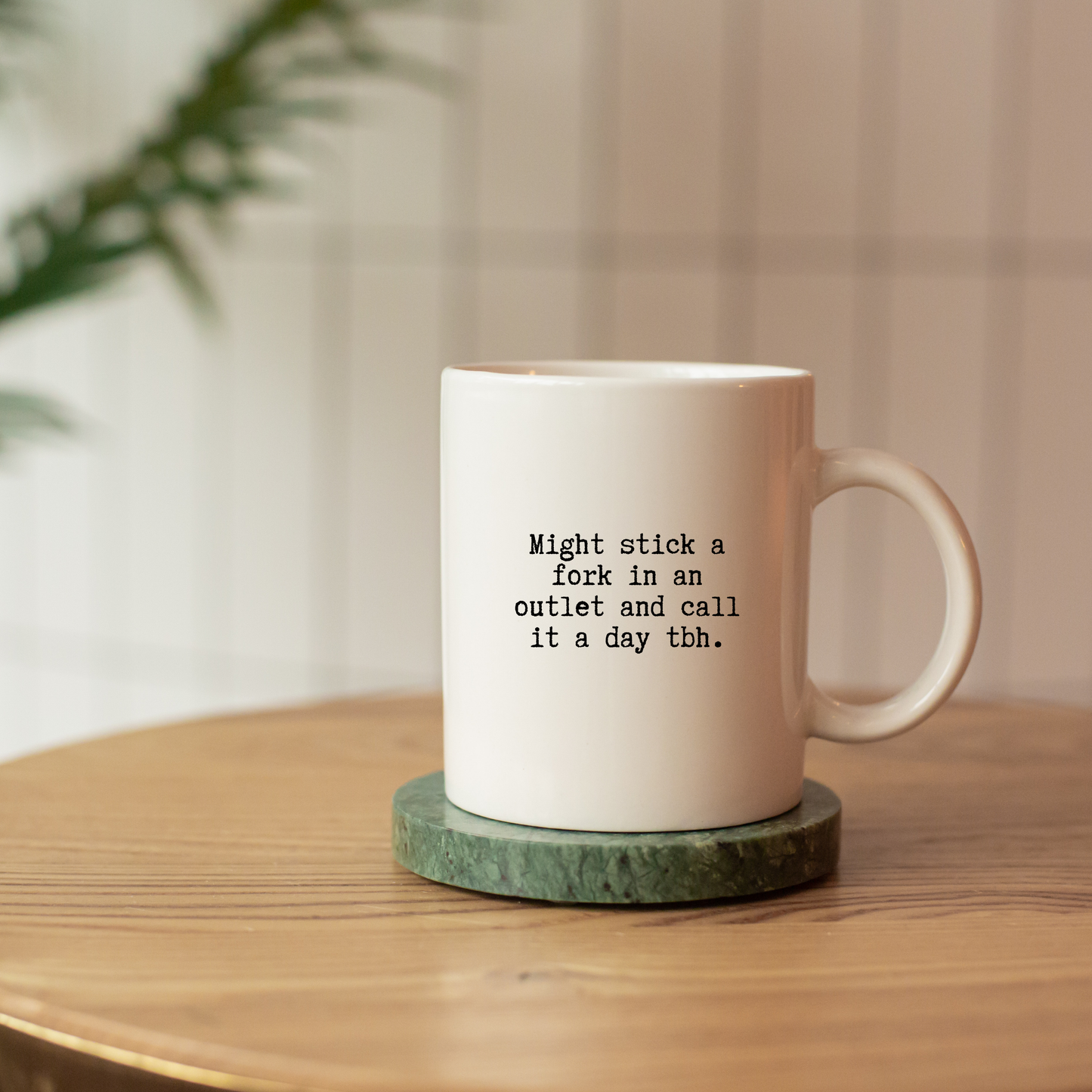 Stick a fork mug