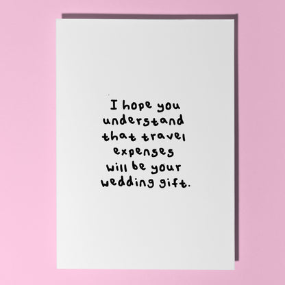 hilarious engagement and wedding day cards