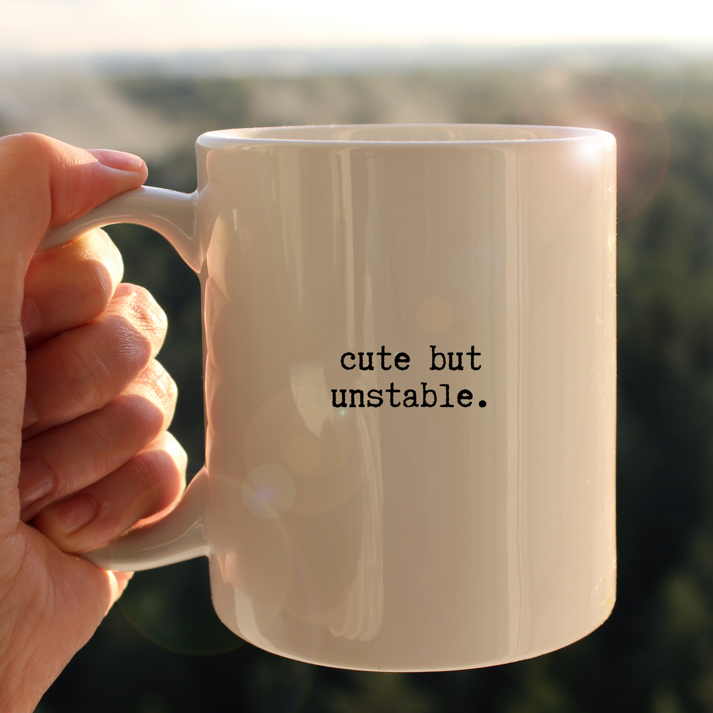 Cute but unstable mug