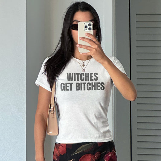 Witches get bitches baby tee
