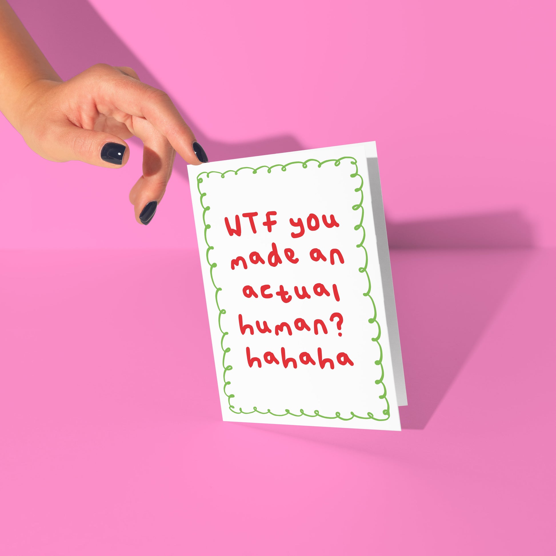 funny baby shower card