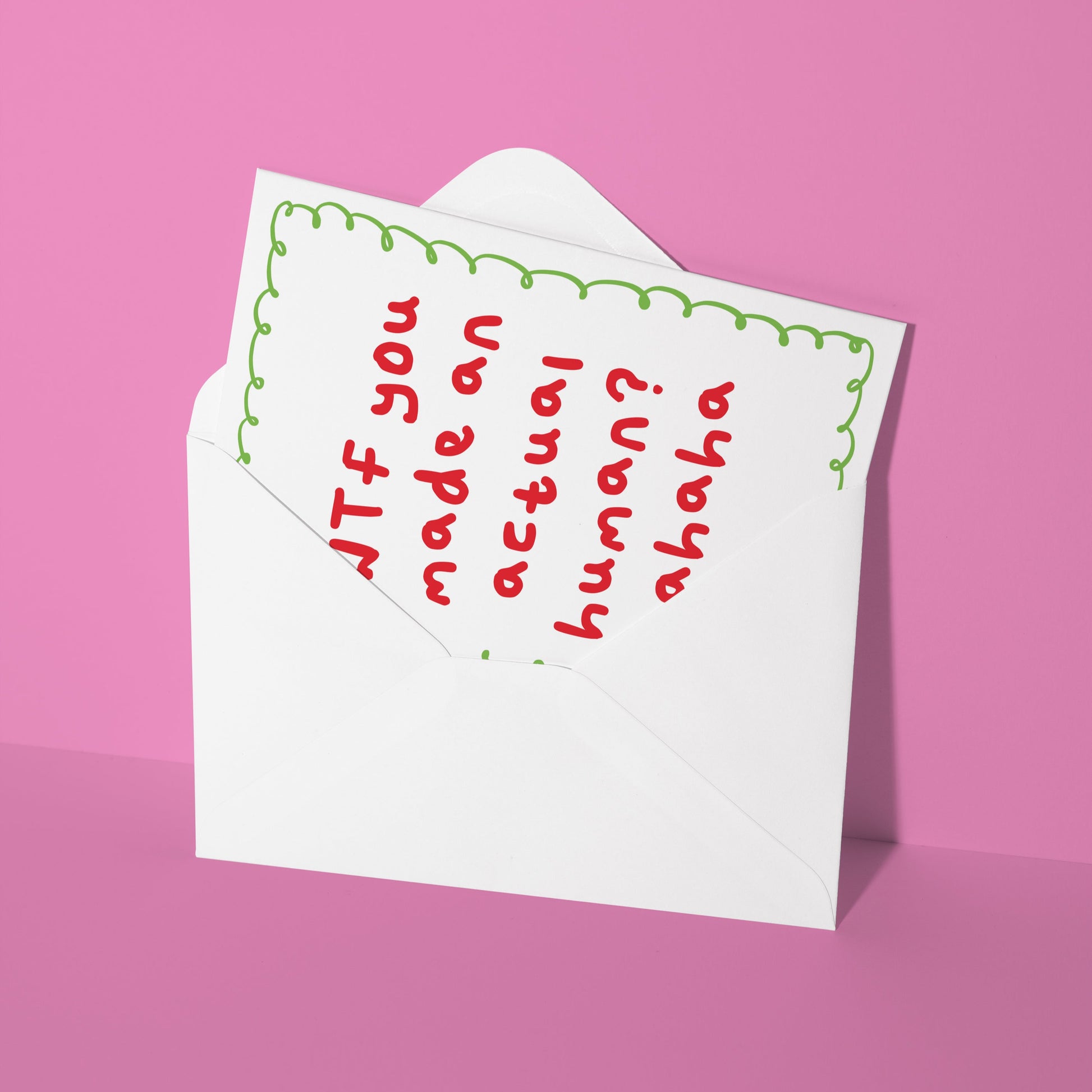funny baby shower card
