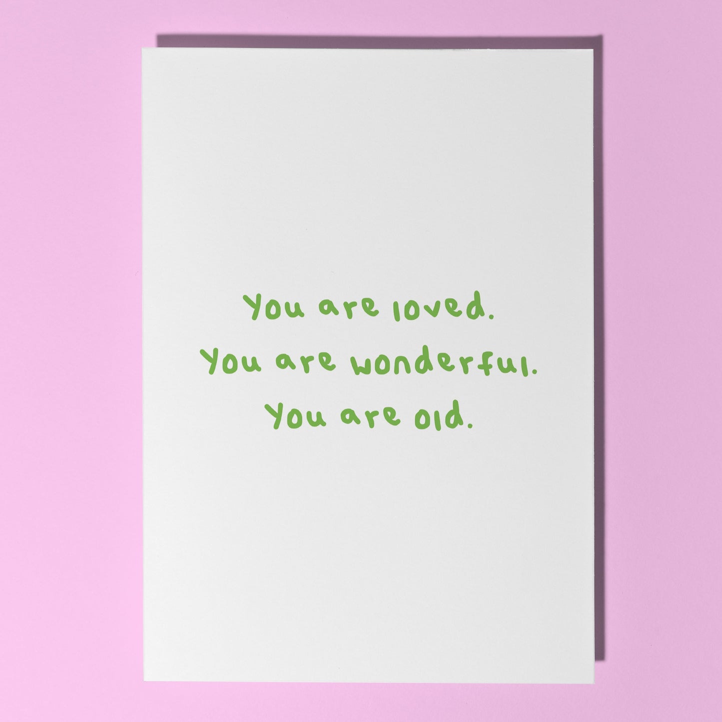 funny birthday card