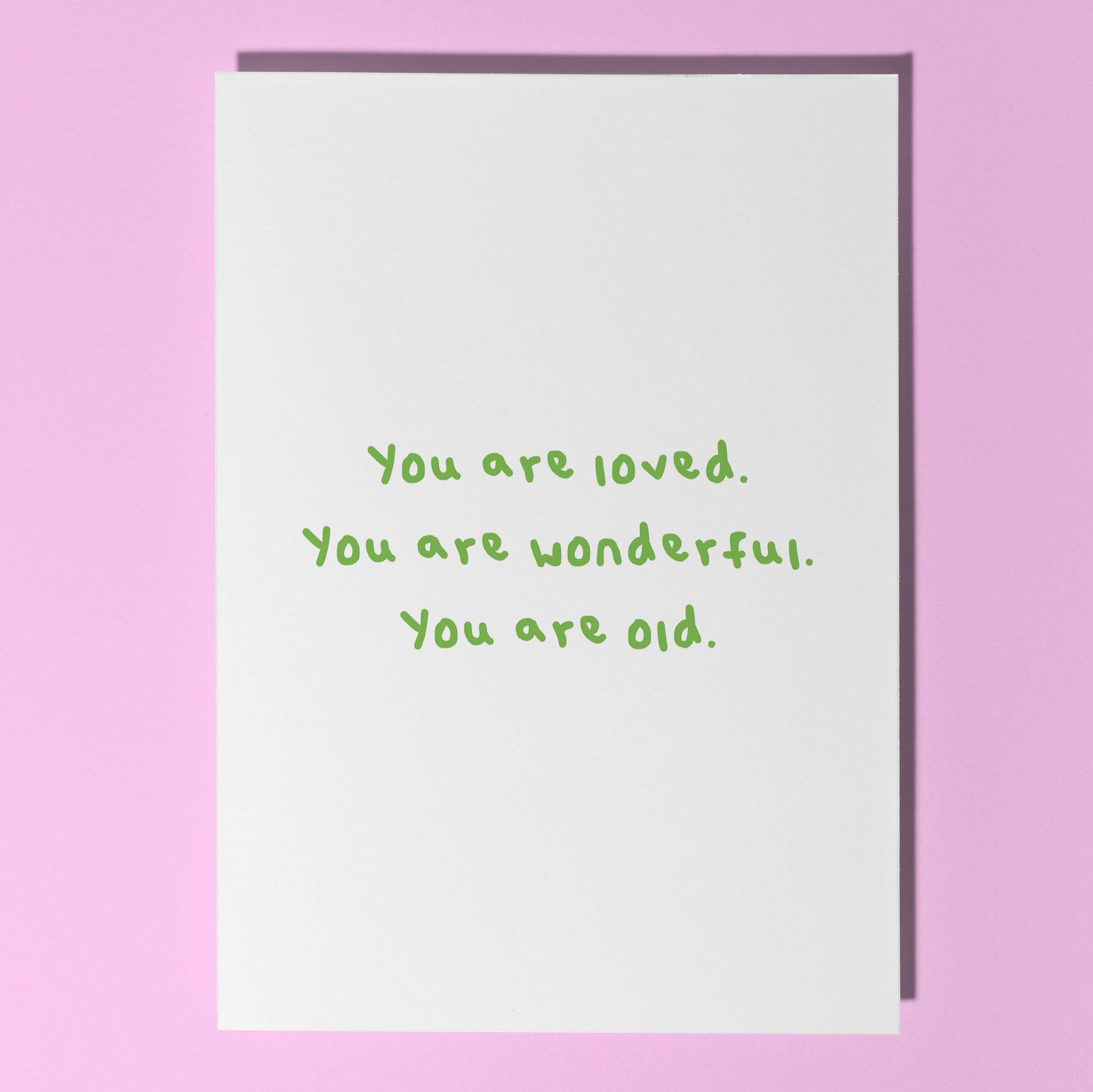 funny birthday card