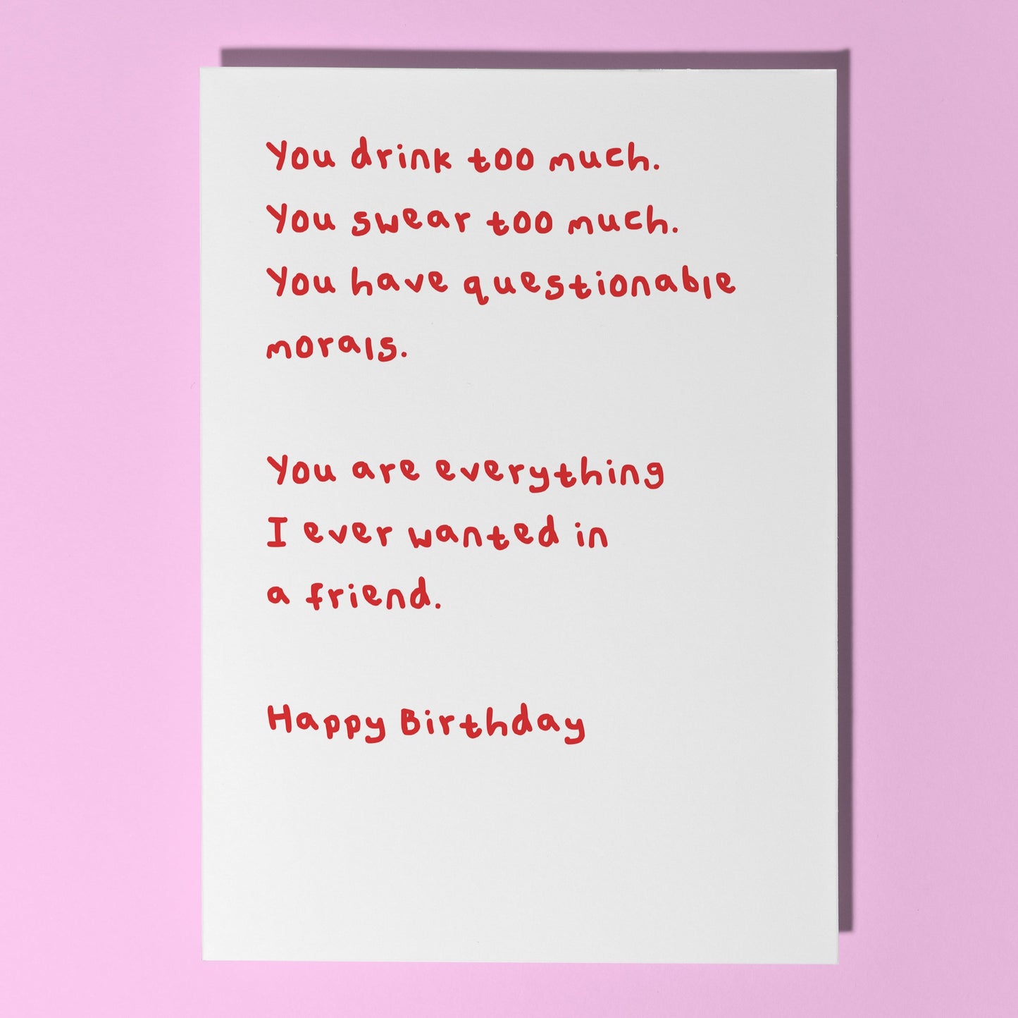 funny birthday card