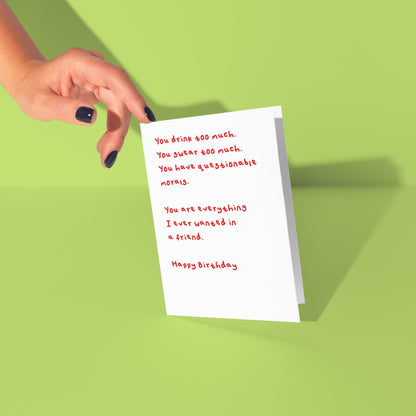funny birthday card