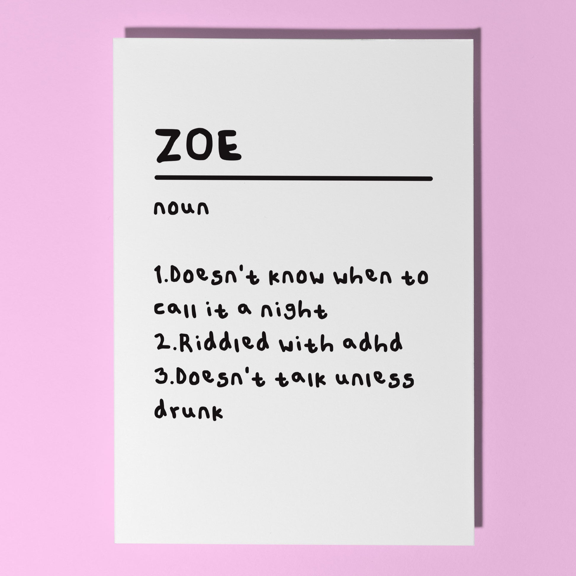 personalised funny birthday card